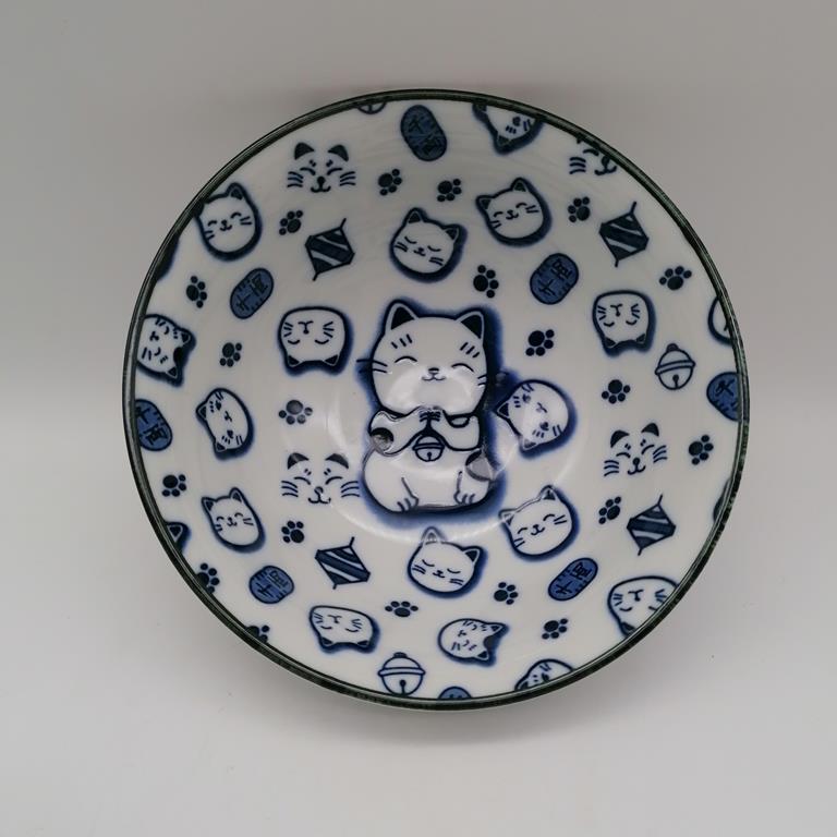 Set di 2 ciotole maneki neko