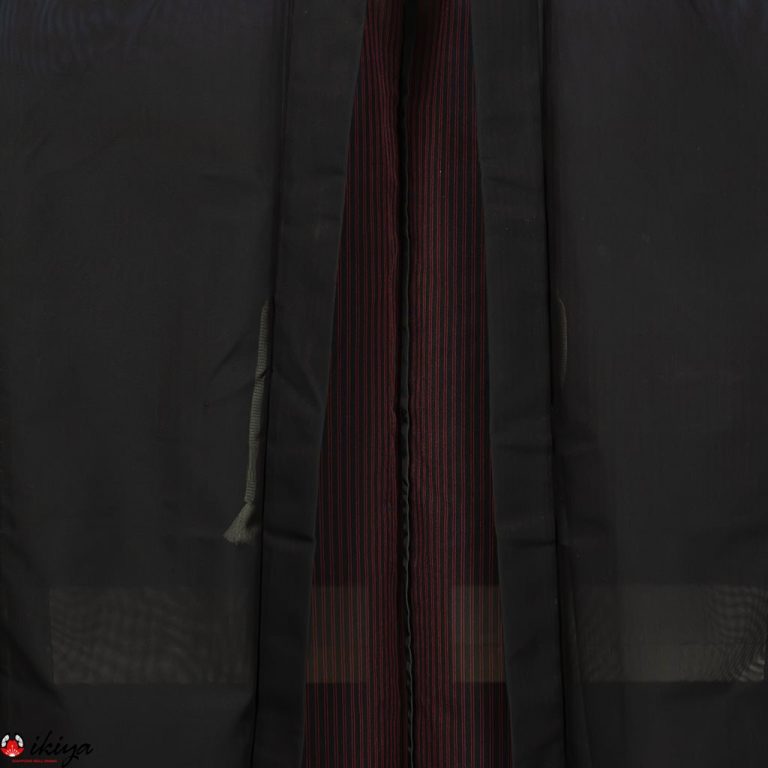 Haori da donna estivo in seta "sha" nera