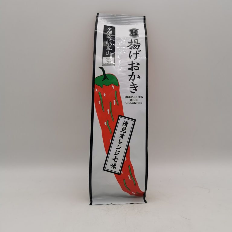 Shimizu Orange Shichimi Okaki – Crackers di riso all’arancia e spezie 50gr