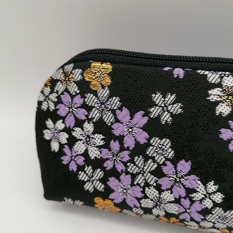 Portaocchiali giapponese artigianale con zip – Kamiya Craft Kyoto