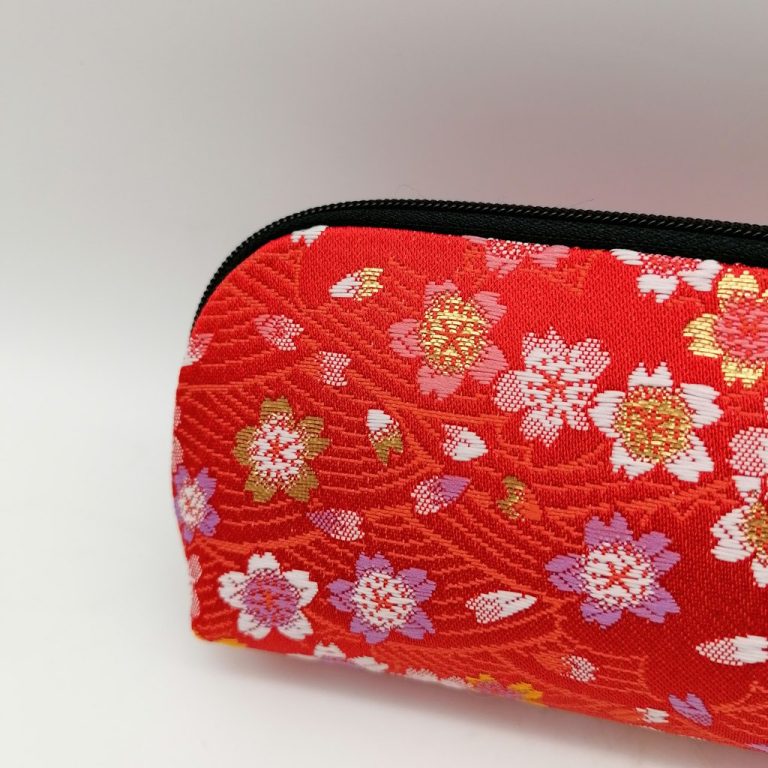 Portaocchiali giapponese artigianale con zip – Kamiya Craft Kyoto