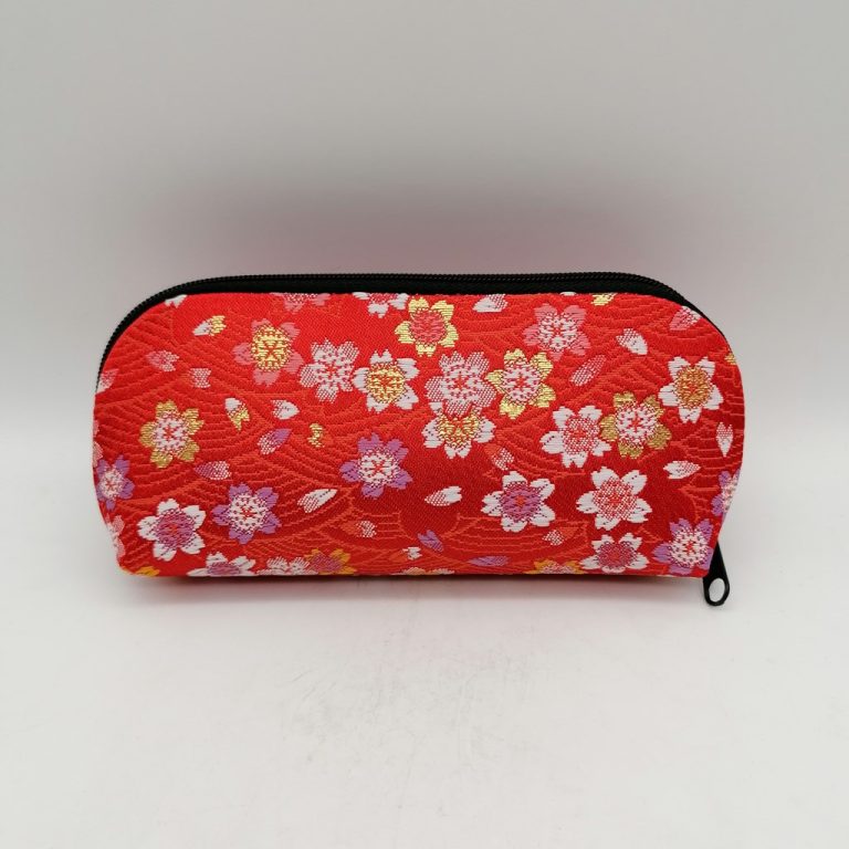 Portaocchiali giapponese artigianale con zip – Kamiya Craft Kyoto