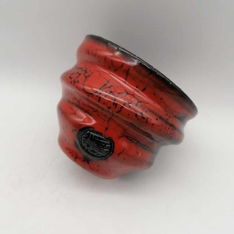 Tazza in ceramica artigianale da Kyoto "Ninshu Noble Red"