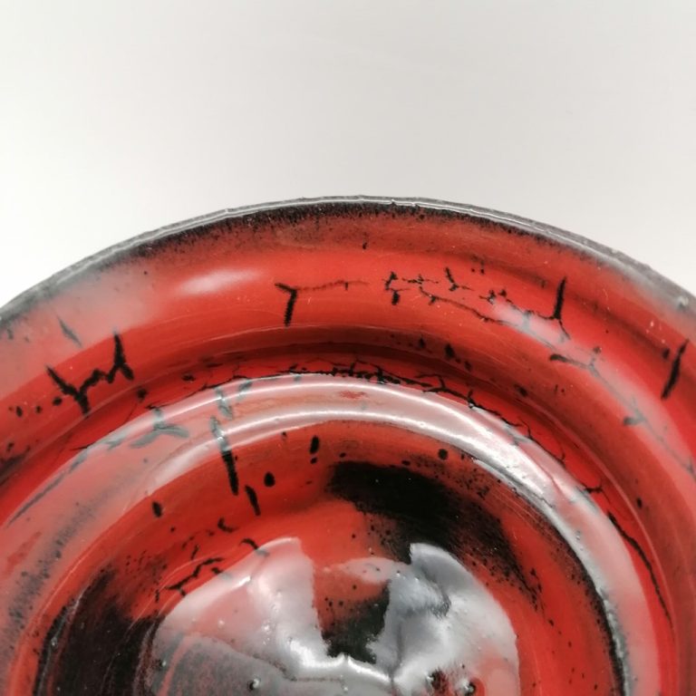 Tazza in ceramica artigianale da Kyoto "Ninshu Noble Red"