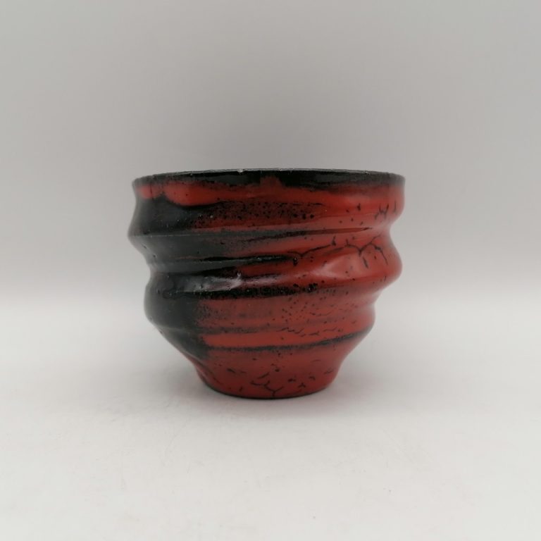 Tazza in ceramica artigianale da Kyoto "Ninshu Noble Red"