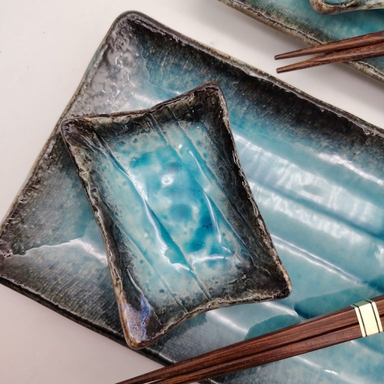Set da sushi per 2 persone turchese
