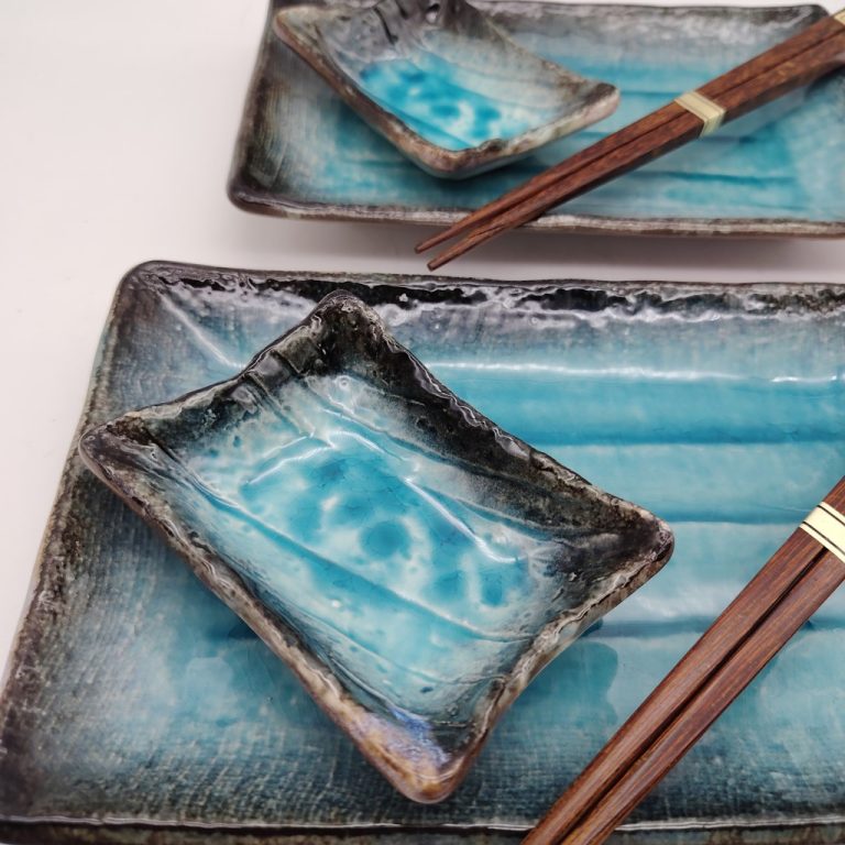 Set da sushi per 2 persone turchese