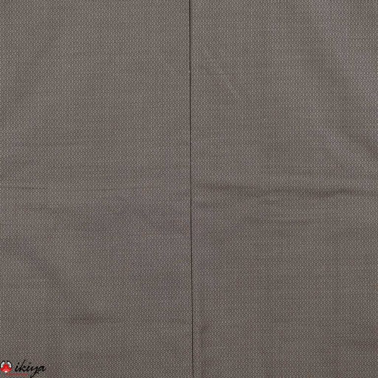 Haori da uomo in seta marrone/grigia con Monte Fuji