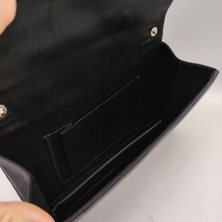 Borsetta per kimono nera in satin