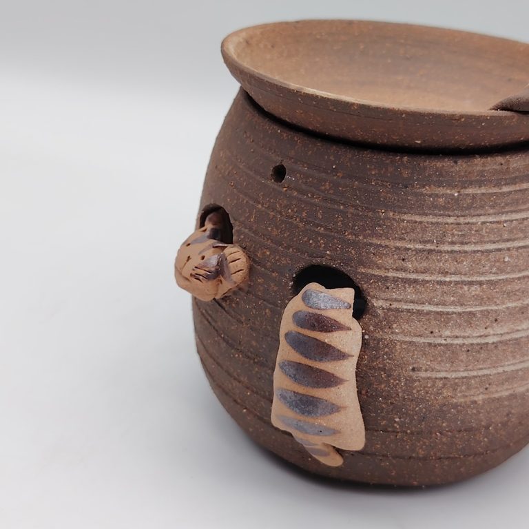 Diffusore per tè in ceramica con gattini