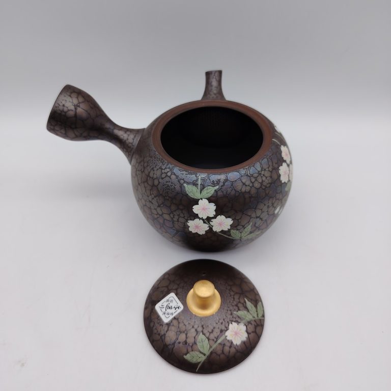 Kyusu "Sakura Tenmoku" del Maestro Shoryu - 290ml