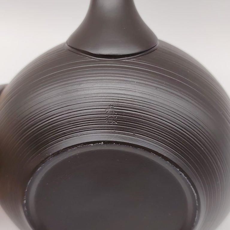 Kyusu nera con foglie di acero rosse "Koyo" - 370ml
