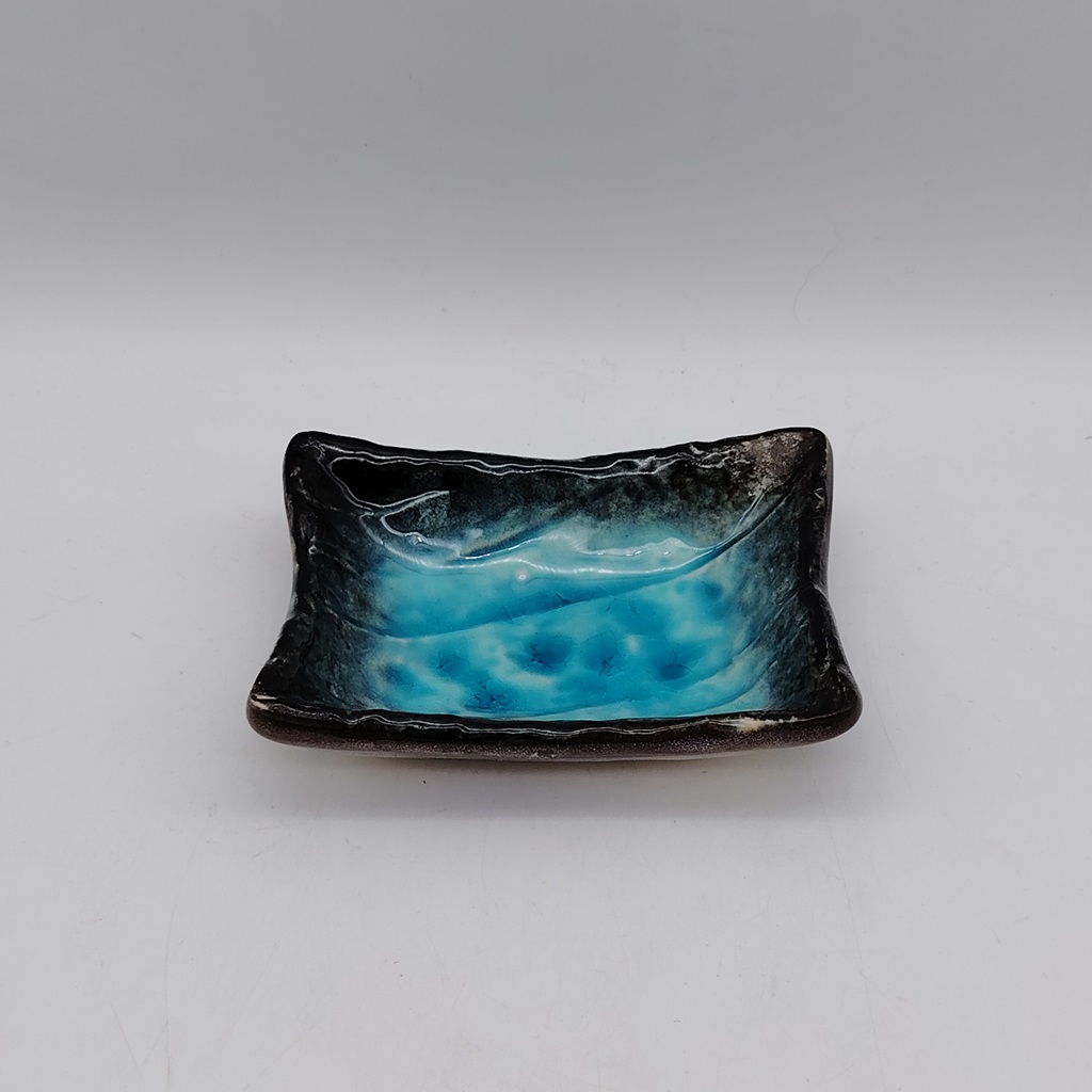 Ciotolina per salsa di soia rettangolare turchese