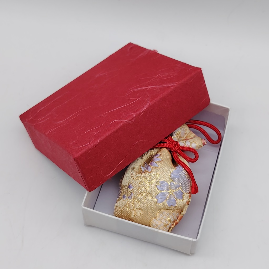 Sacchettino profumato da Kyoto "Nioi Bukuro" - crema con fiori colorati