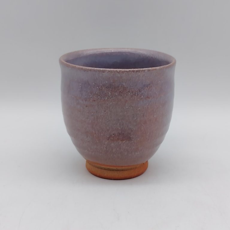 Tazza da tè in ceramica di Hagi rosa con sfumatura violetta
