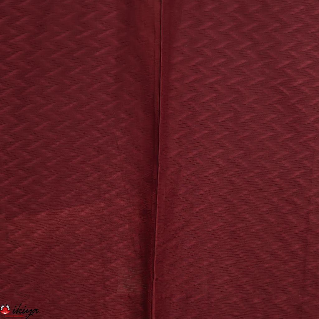 Haori da donna estivo in seta "ro" rosso bordeaux