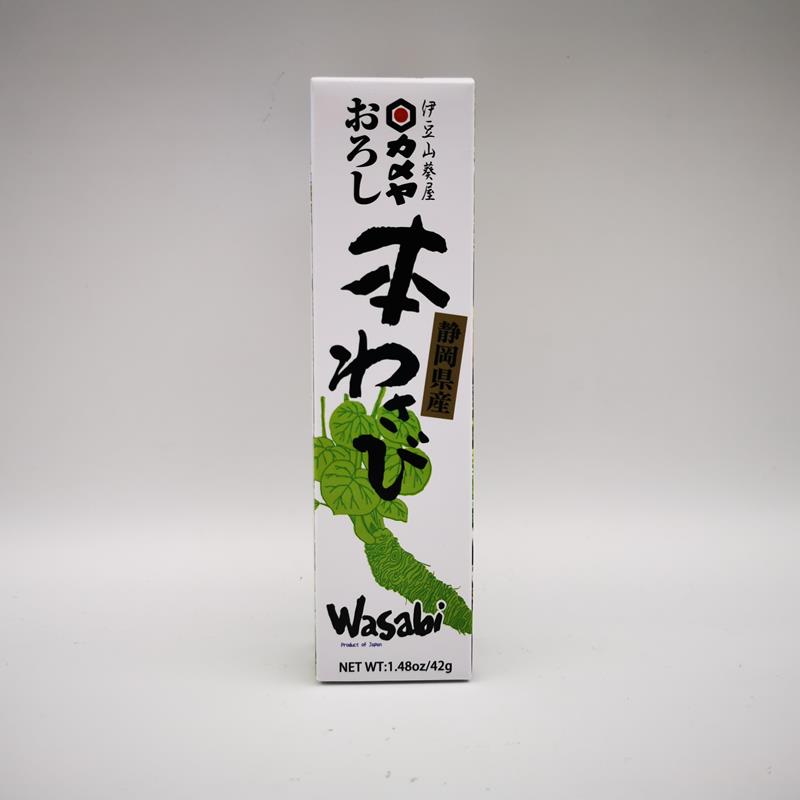Puro wasabi in pasta Kameya Foods, 42g, con testo giapponese