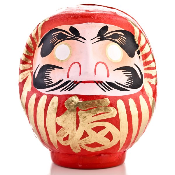 Daruma rosso 9cm - immagine 2