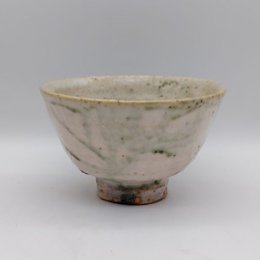 Chawan Hagi-yaki rosa/verde del Maestro Seigan Yamane