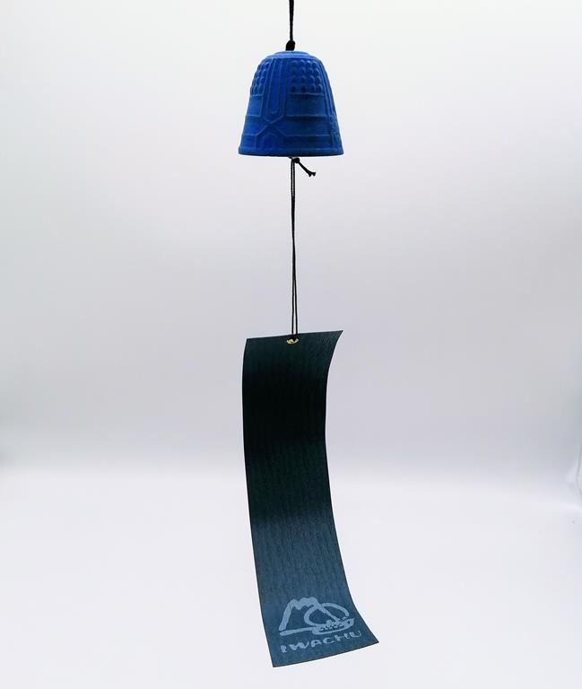 Furin giapponese Iwachu blu 4,5cm