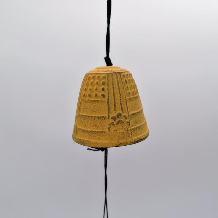 Furin giapponese Iwachu gialla 4,5cm - immagine 2