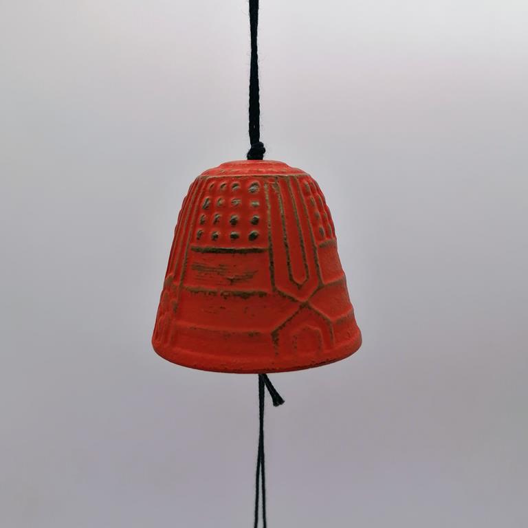 Furin giapponese Iwachu rossa 4,5cm - immagine 2