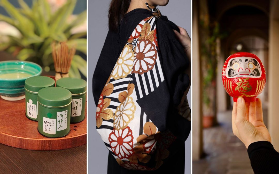 Gennaio 2026 da Ikiya: Furoshiki d’autore, daruma, ceramiche di Mino e matcha in preordine