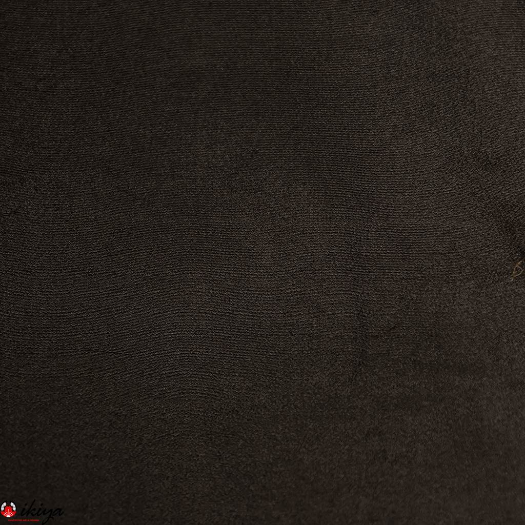 Haori da uomo in seta nera con fodera a righe - immagine 6