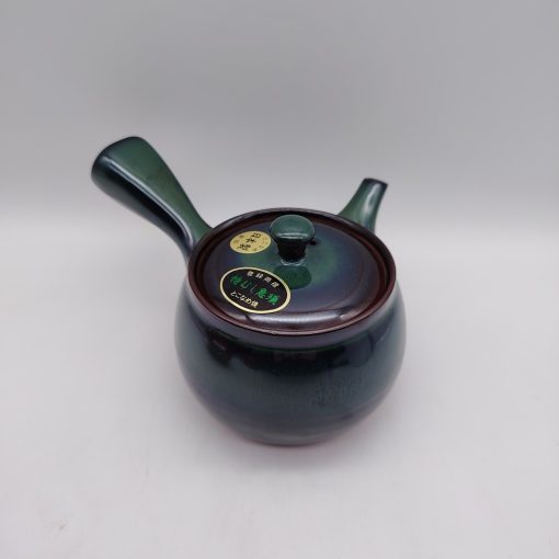 Kyusu in ceramica verde cangiante - 380ml