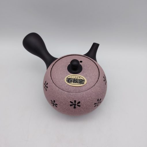 Kyusu nera e rosa "kamon" - 180ml