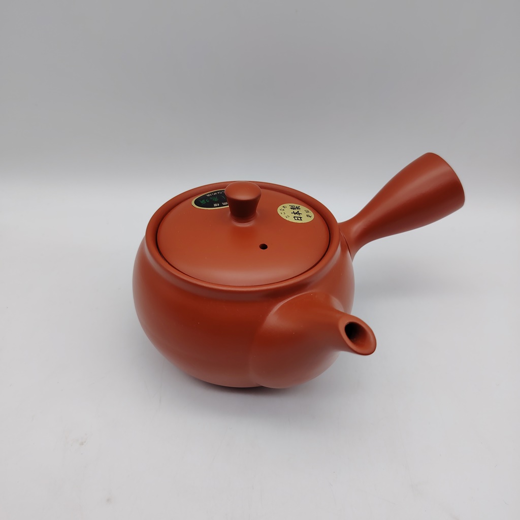 Kyusu tonda in ceramica rossa - 360ml - immagine 3