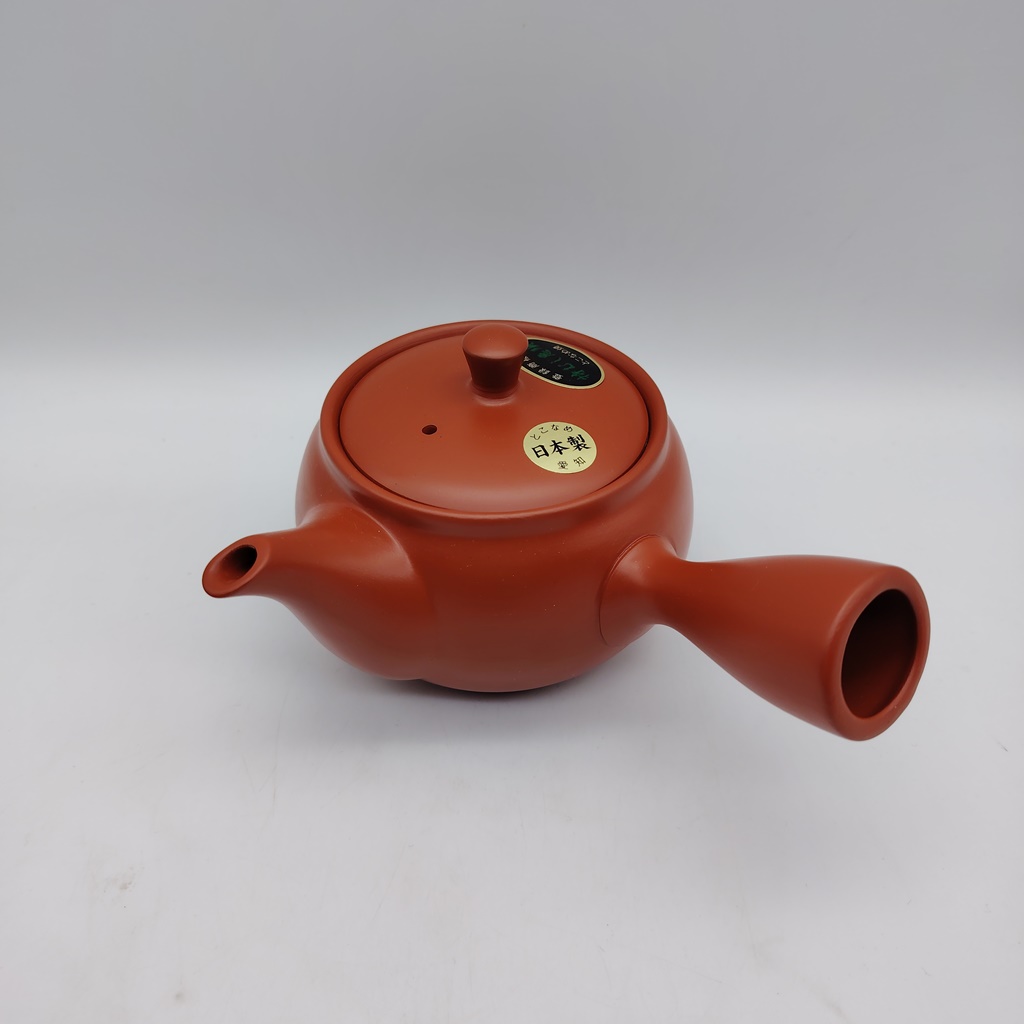 Kyusu tonda in ceramica rossa - 360ml - immagine 4