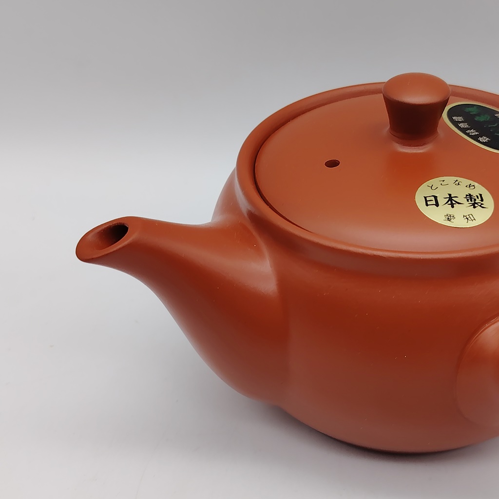 Kyusu tonda in ceramica rossa - 360ml - immagine 5
