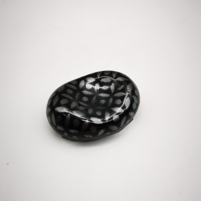 Poggiabacchette nero "Cloisonne"