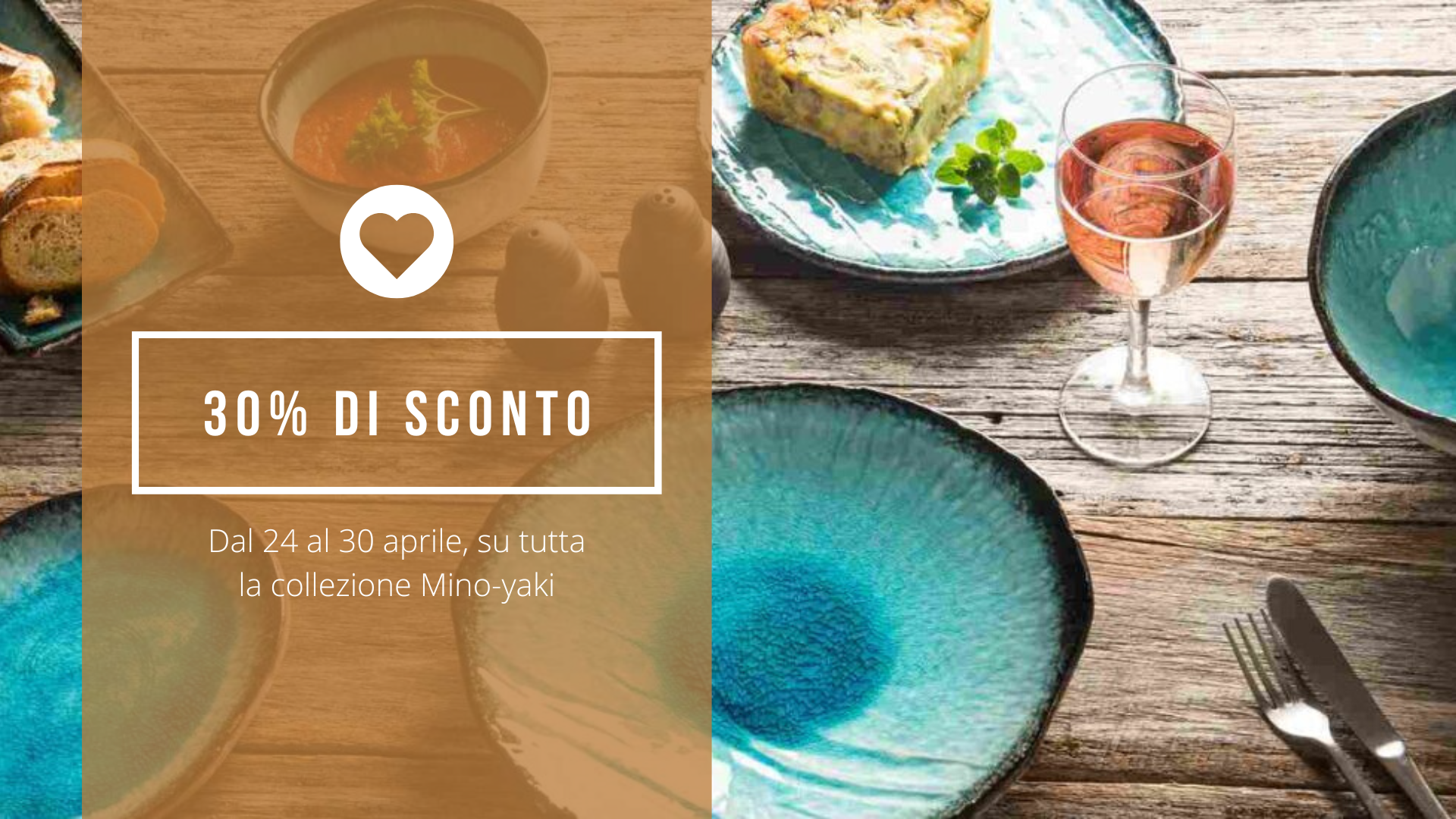 Sconto 30% sulle Mino-yaki | dal 24 al 30 aprile