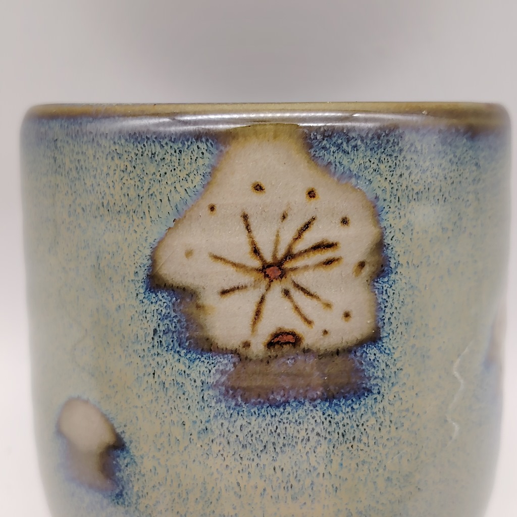 Tazza da tè - Azzurra con fiori di pruno - immagine 3