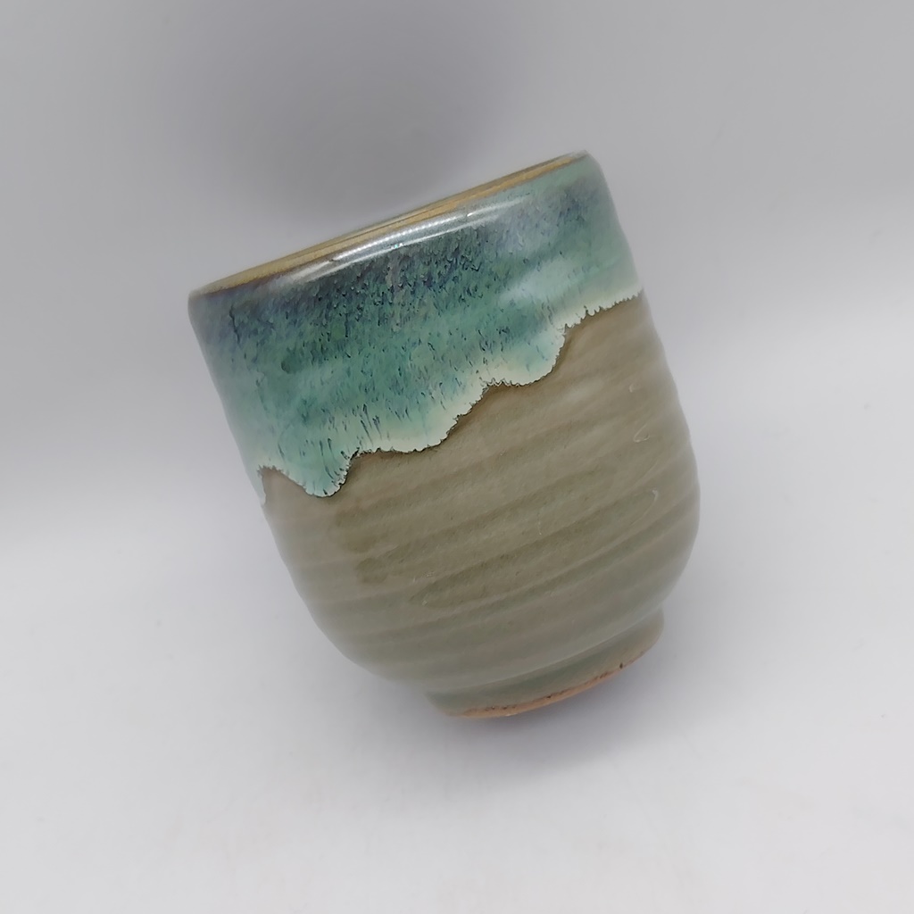 Tazza da tè - Grigia e acquamarina - immagine 2