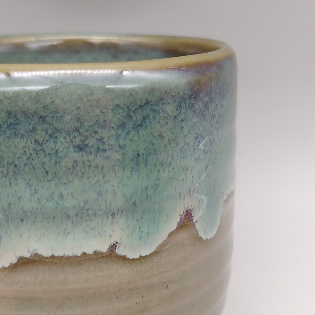 Tazza da tè - Grigia e acquamarina - immagine 3