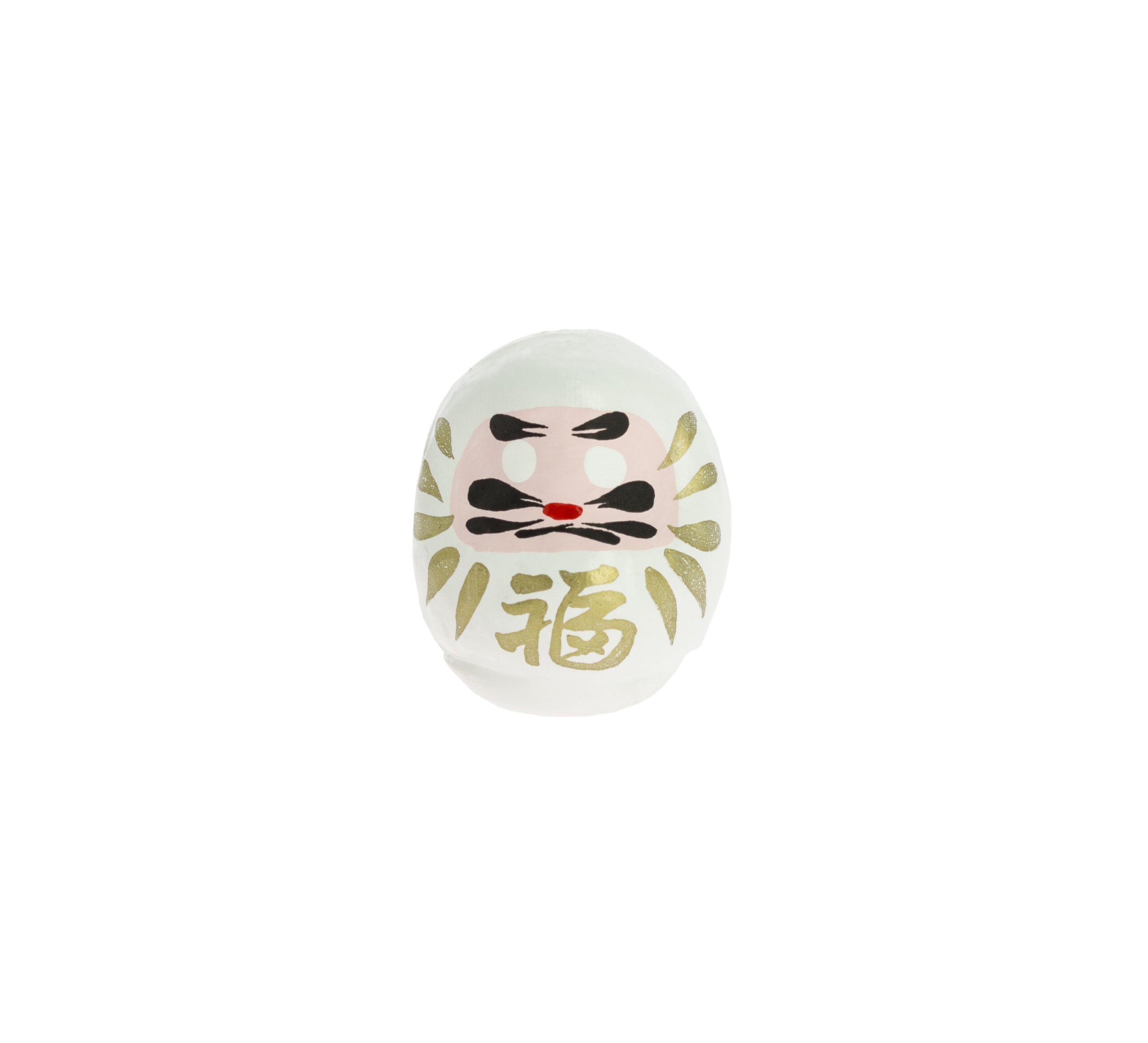 Daruma bianco 4,5cm - immagine 4