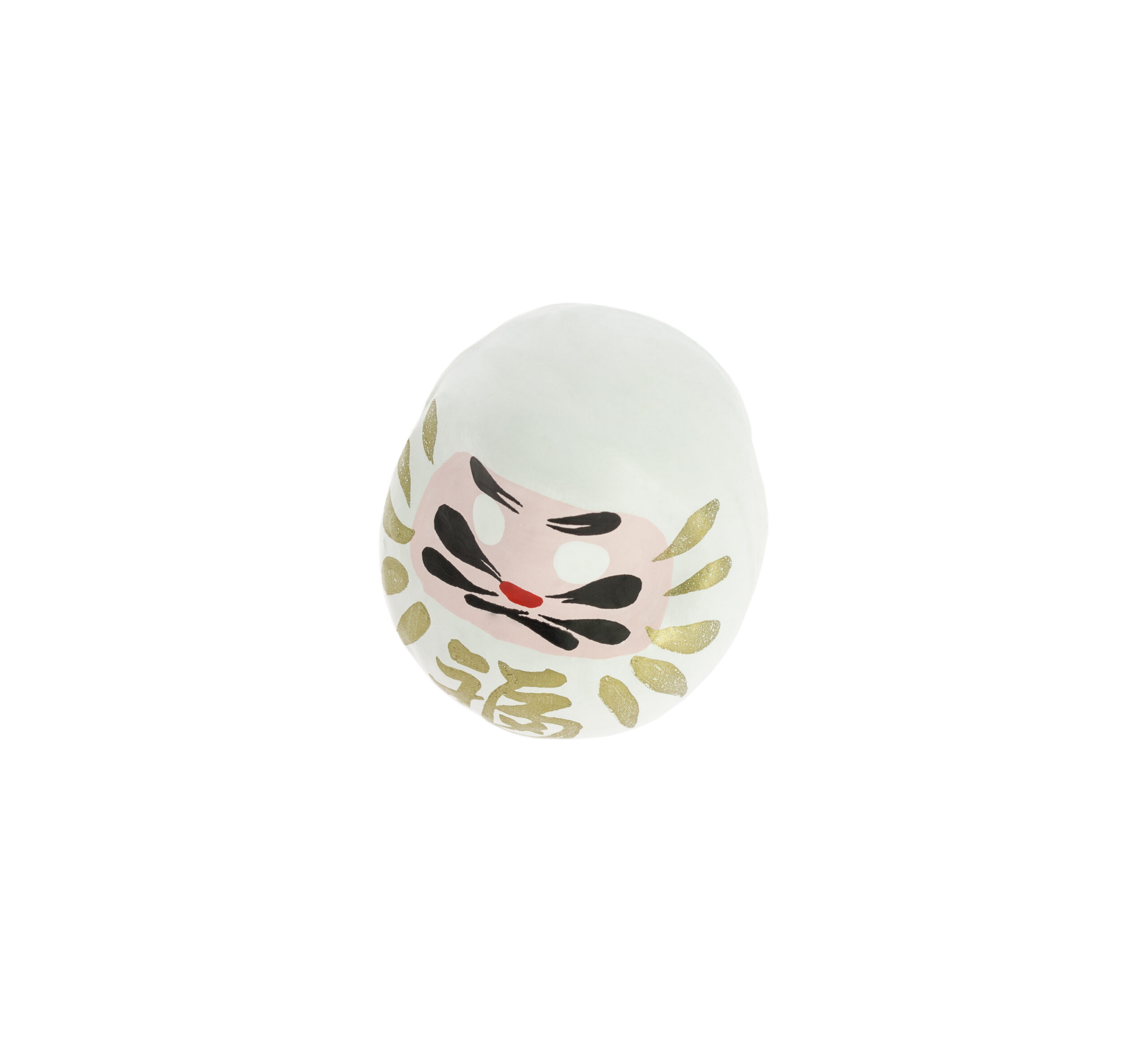 Daruma bianco 4,5cm - immagine 2
