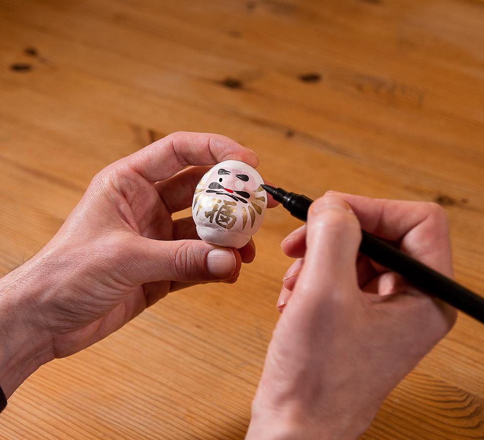 Daruma bianco 4,5cm - immagine 5