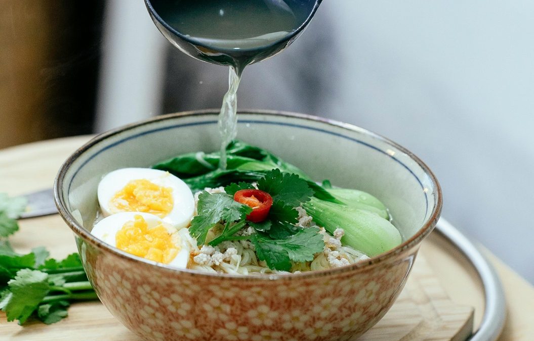 Ramen vegetariano piccante