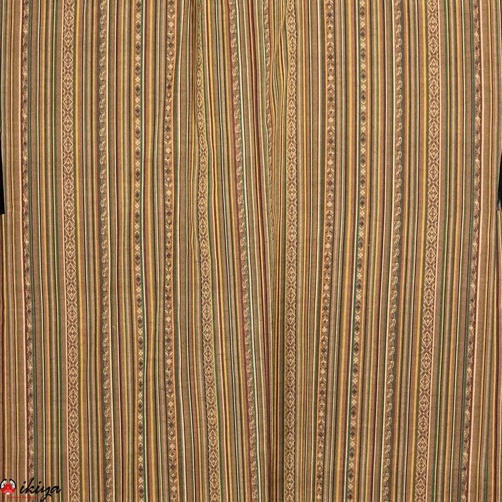 Women's gray silk haori with small floral pattern (Copia) (Copia) (Copia) (Copia) (Copia) (Copia) (Copia) - Image 4