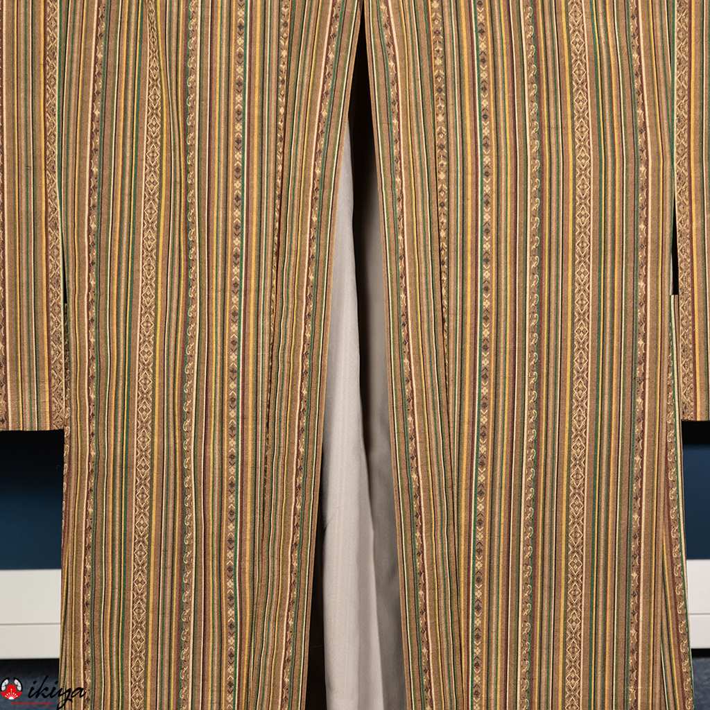 Women's gray silk haori with small floral pattern (Copia) (Copia) (Copia) (Copia) (Copia) (Copia) (Copia) - Image 3